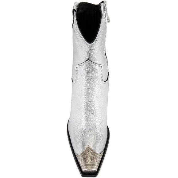 Free People Brayden Western Boot in Pewter – EUC Size 38.5 / US 9.5 - Picture 7 of 9